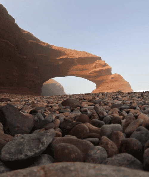 Morocco Walker travel The legendary Arch of Legzira: Where Earth meets Ocean