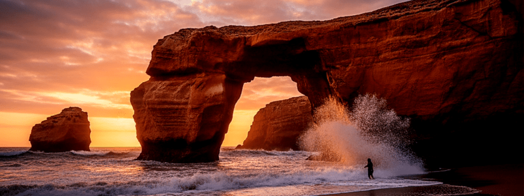 walking the world, one step at a time. morocco walker Morocco Walker travel blog - The Majestic Arch of Legzira