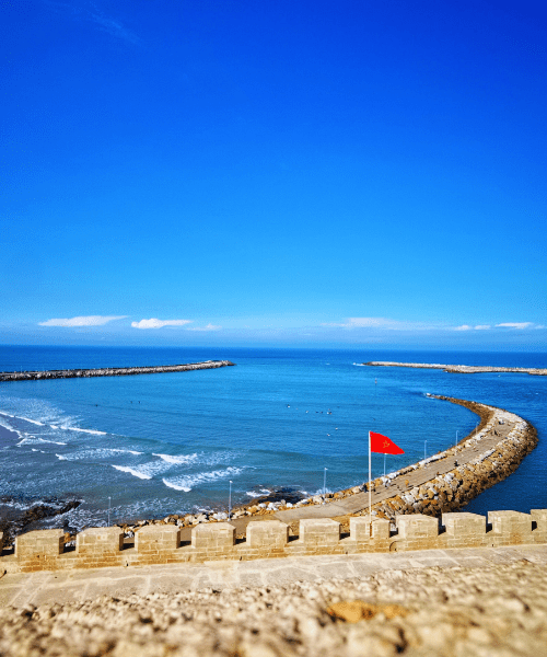 Morocco Walker travel destination - View from the Oudayas: Rabat's Coastal charm