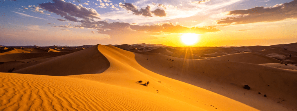morocco walker - ​A Night Under the Stars Total Immersion in the Merzouga Desert -  Sunrise: The Awakening of the Desert