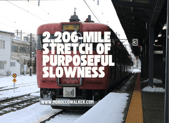 morocco walker travel blog - travel by rail 2,206-mile stretch of purposeful slowness in american north