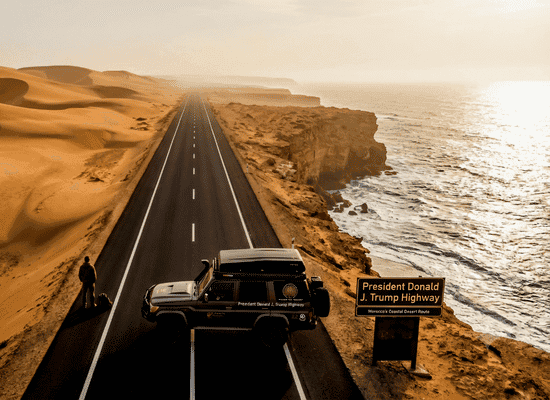 walking the world, through Moroccan eyes. morocco walker morocco walker travel blog - The President Donald J. Trump Highway The Definitive Master Guide to Morocco’s Atlantic Route 66 - The Master Itineraries & Technical Directory